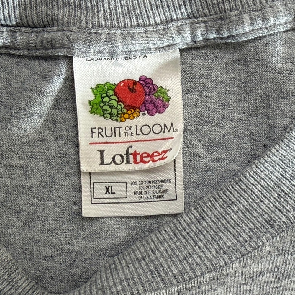 VTG 2006 Miller Lite property of Racing T Shirt Men's XL Grey Fruit of the Loom - Picture 4 of 5